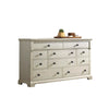 Wren Dresser & Mirror White Oak - Lux Home Decor