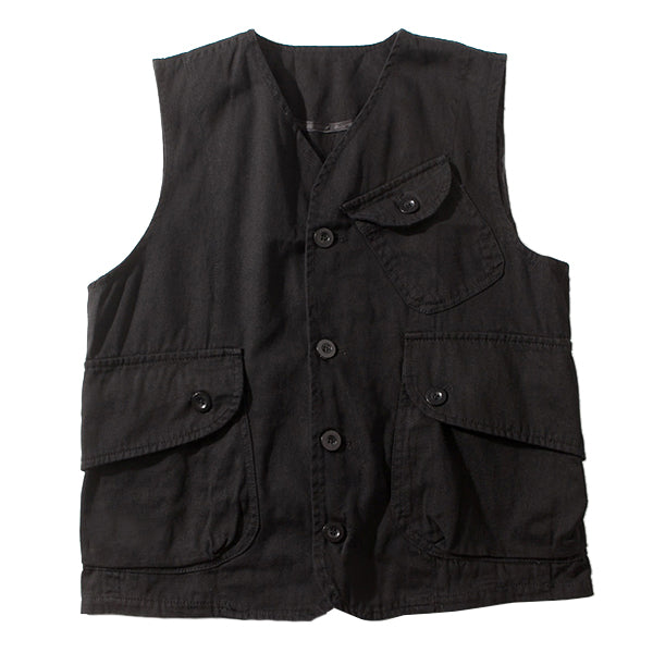 Mens Outdoor Multi-Pocket Cargo Vest 22916206M Black / S Vests