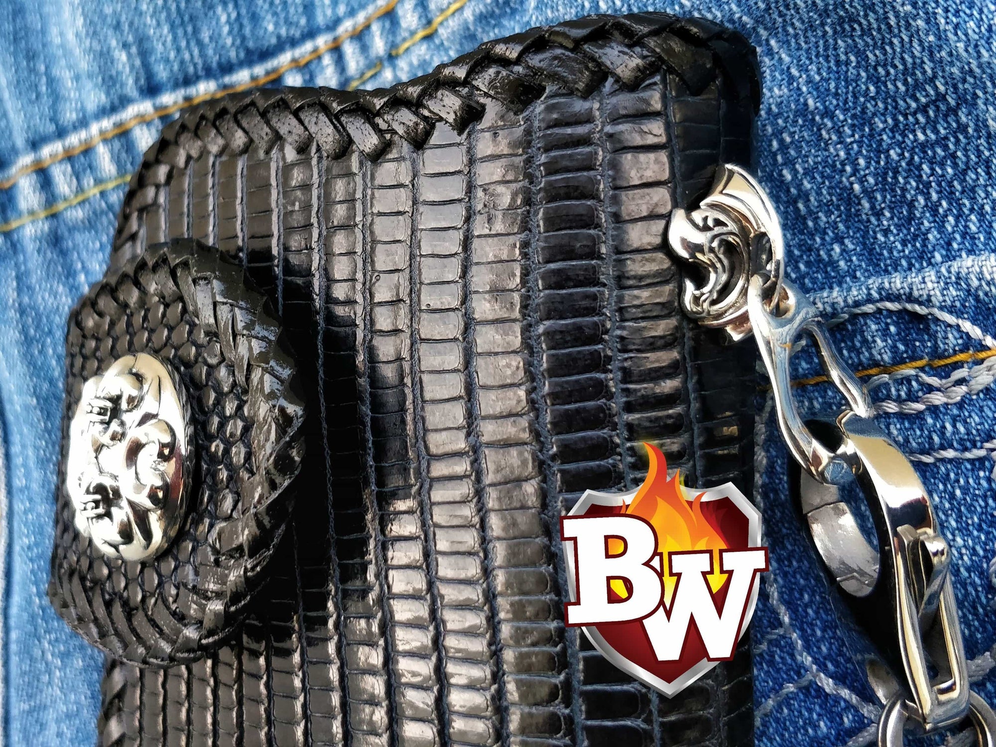 The Komodo Dragon Custom Handmade Biker Wallet | The ...