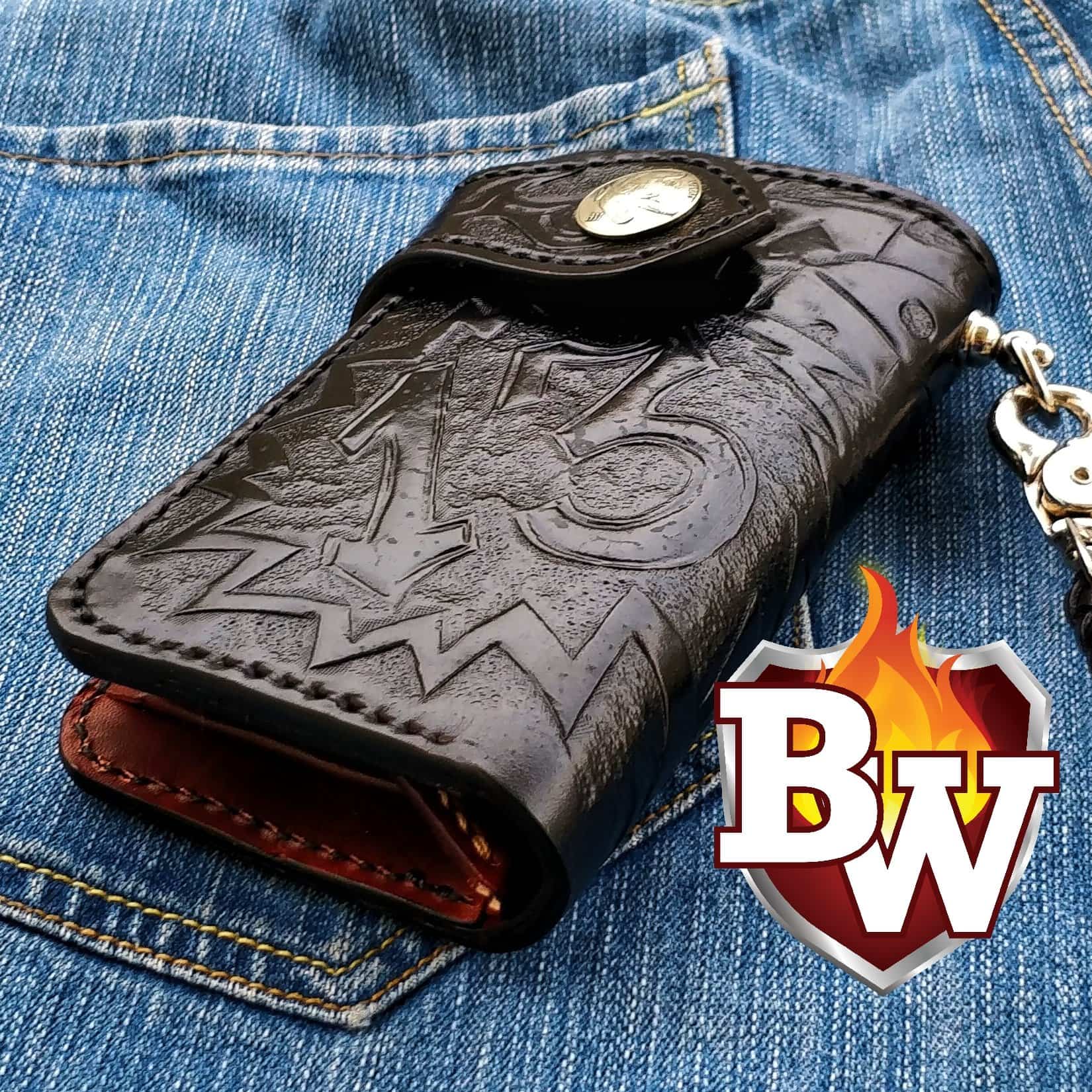 Easy Riders Custom Handmade Leather Biker Wallet | The Original www.bagssaleusa.com - Biker Wallets