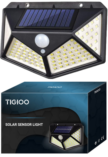 schildpad Los medeleerling Tigioo Solar LED Tuinverlichting met Bewegingssensor - Wandlamp Buiten |  TIGIOO