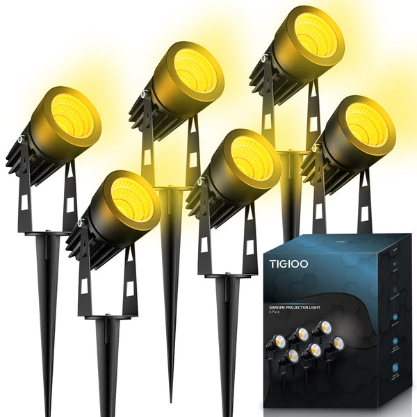 vrachtauto Als reactie op de bevestigen Tigioo LED Tuinspot Buitenverlichting - 6 Tuinlampen - Tuinverlichting |  TIGIOO