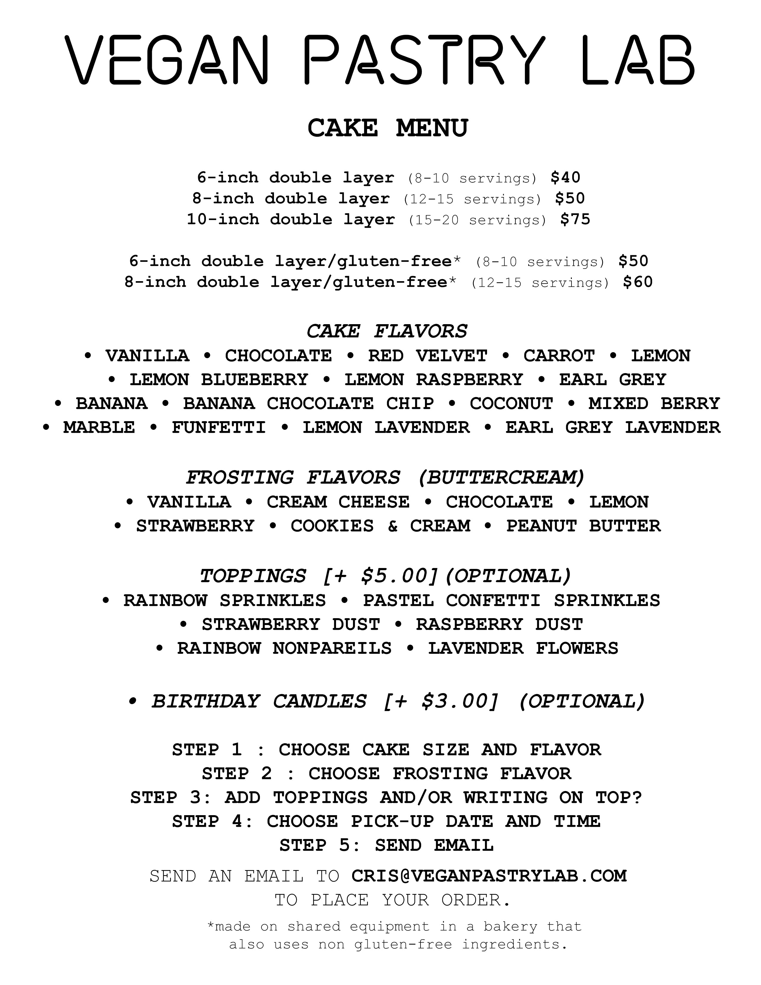 vegan gluten-free cake