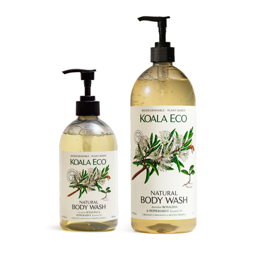 Koala Eco Natural Glass Cleaner - Plant-Based, Eco-Friendly - with  Australian Peppermint Essential Oil - 24oz