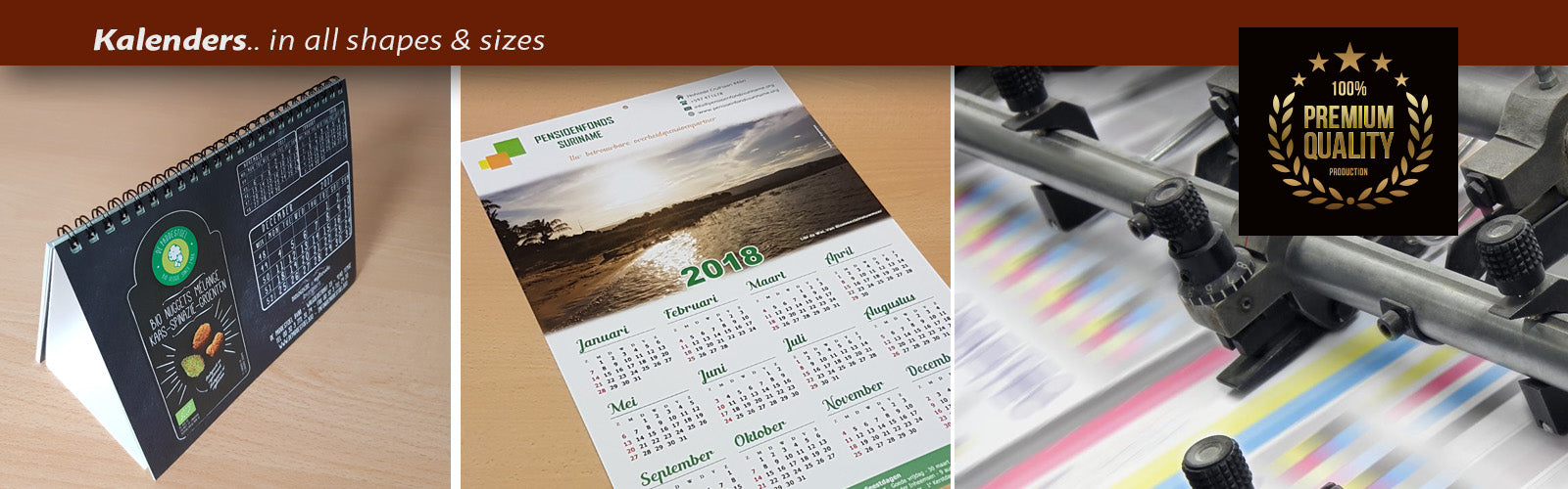 Kalender günstig drucken als Wandkalender, Faltkalender, Tischmodell, A4- oder A3-Blatt, in kleiner oder großer Auflage, Digital- oder Offsetdruck. Fragen Sie nach Ihrem Angebotspreis.