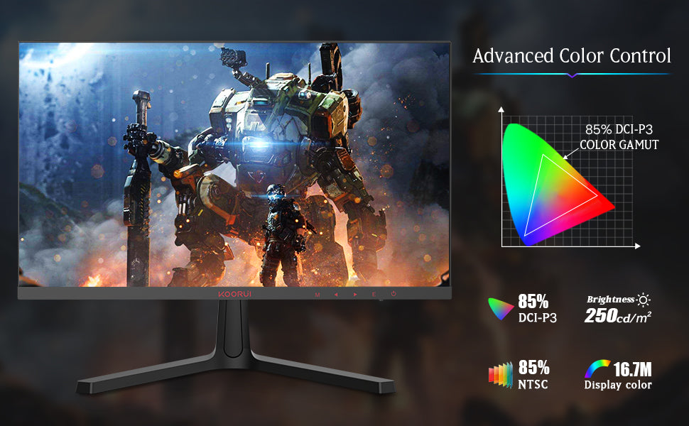 Koorui 24E4 24" VA Full HD 165Hz Gaming Monitor