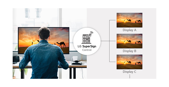 LG 43UR640S UHD TV Signage Display | 4K Resolution & SuperSign Control