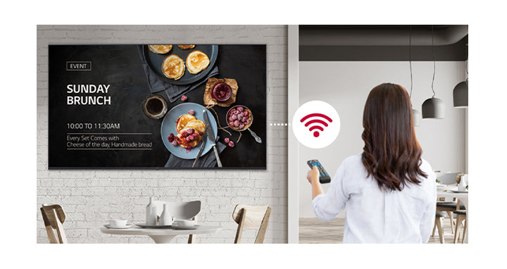 LG 75UL3J-E 75" 4K UHD Smart Digital Signage Display