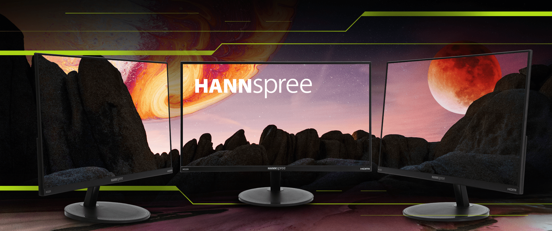 HANNSPREE HC225HFB 22" Full HD Commercial Display