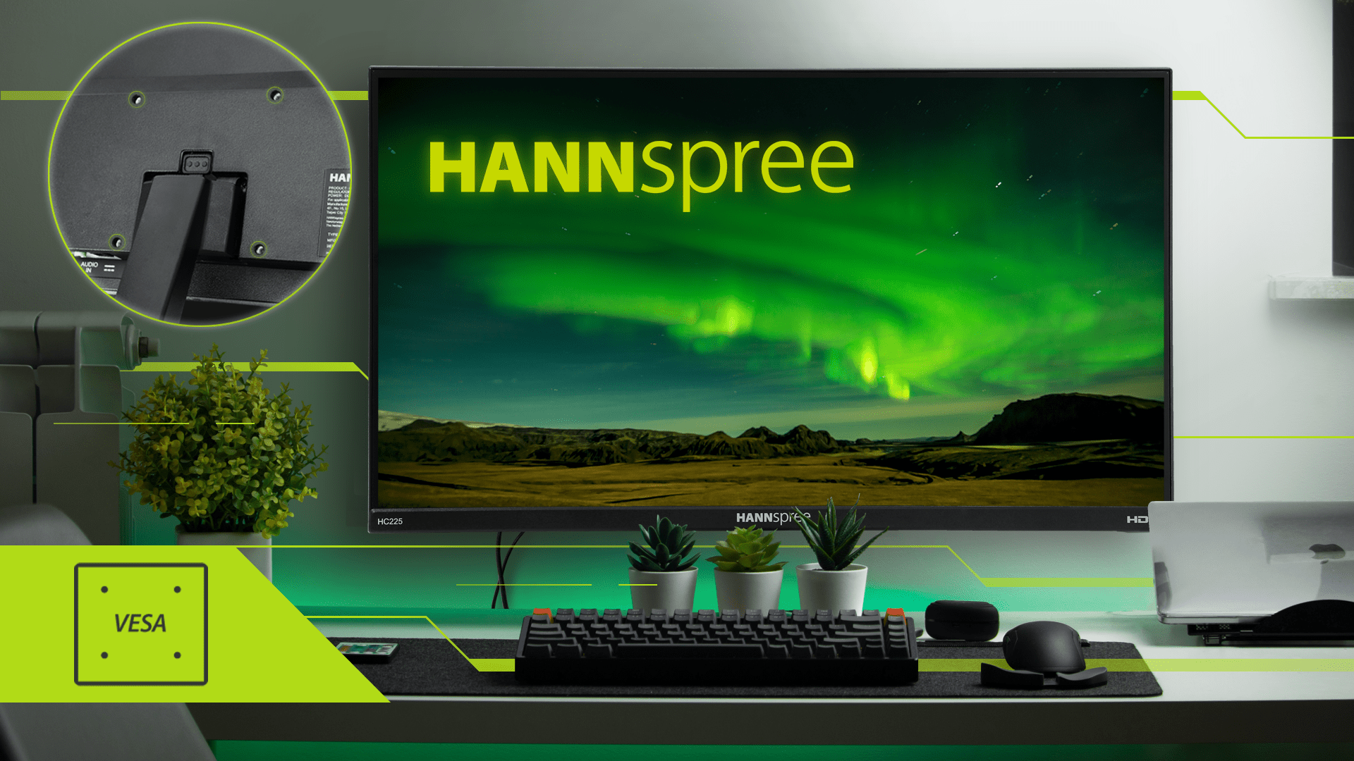 HANNSPREE HC225HFB 22" Full HD Commercial Display