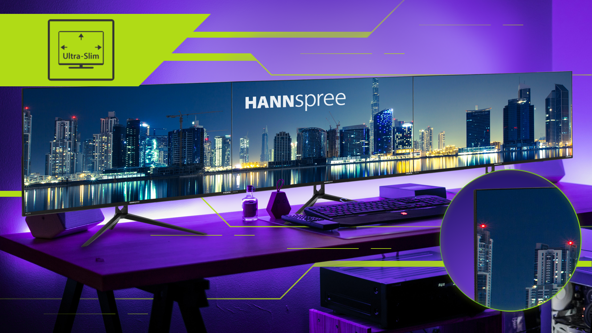 Hannspree HC272PFB 27" Full HD Commercial Display