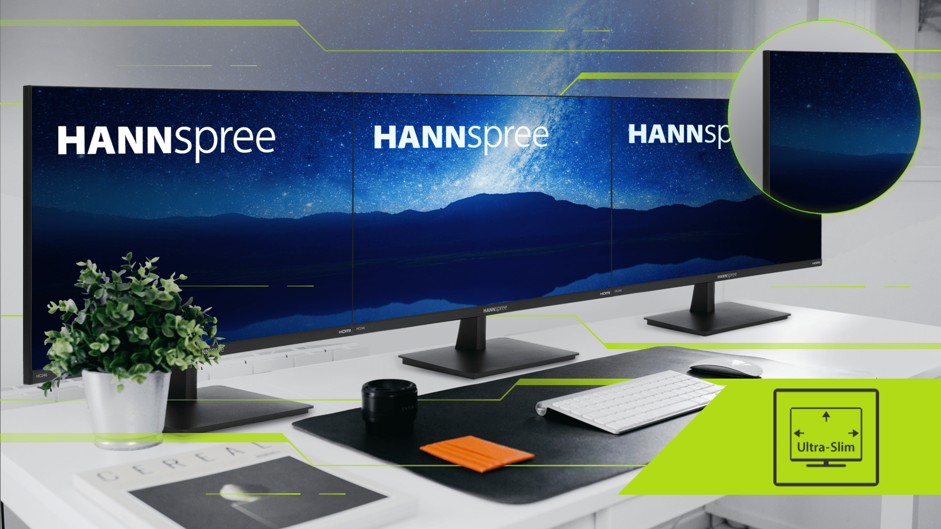 Hannspree HP247HJB 24" Full HD Commercial Display