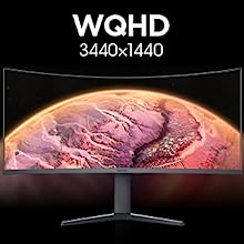 Koorui 34E6uC 34" 165Hz Refresh Rate - 1Ms Response QWHD Gaming Monitor