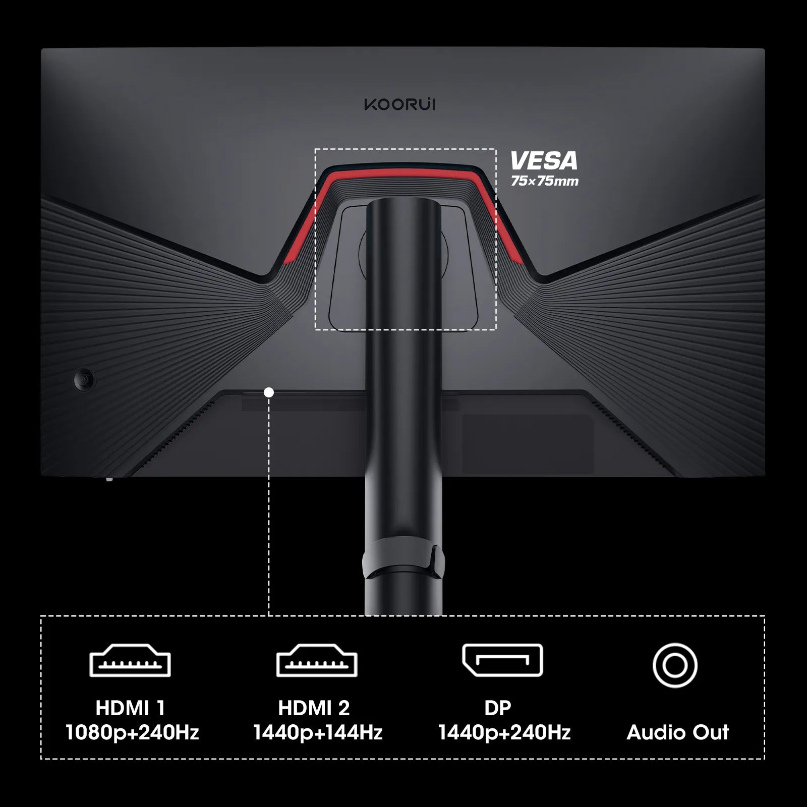 Koorui 27E3QK 27" 240Hz Refresh Rate IPS Gaming Monitor