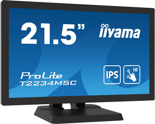 iiyama ProLite T2234MSC-B7X - 10pt PCAP 22" Touchscreen Monitor