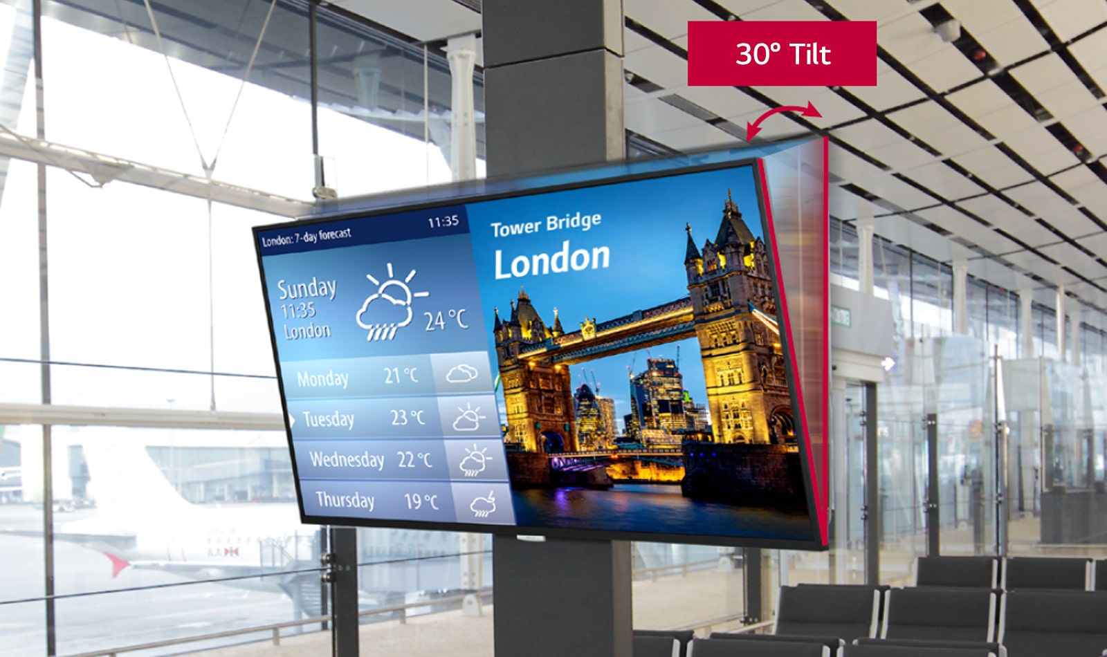 LG UH5F Series | 55UH5F-H 55" Non-Glare Ultra HD Series Digital Signage