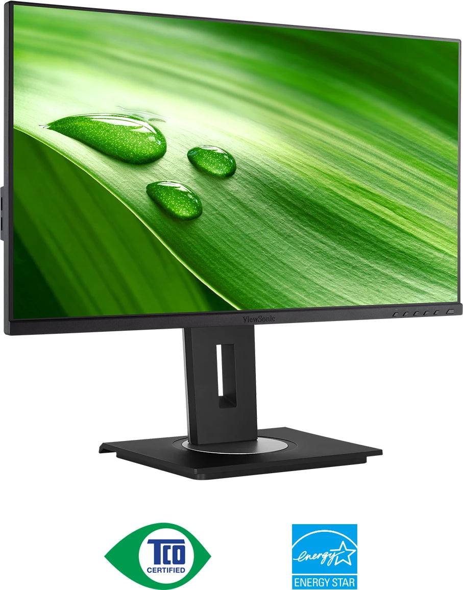 ViewSonic VG2448A-2 24" SuperClear® IPS Frameless Monitor with Advanced Ergonomics