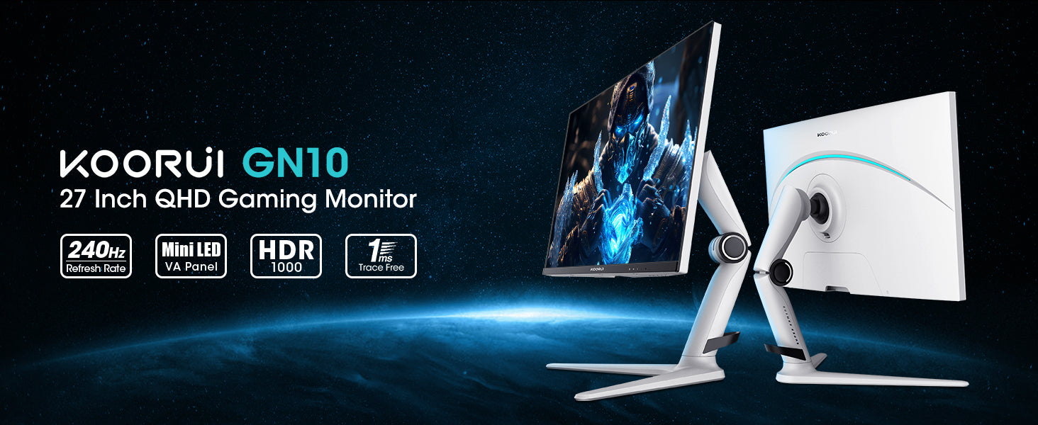 Koorui GN10 27" 240HZ WQHD Gaming Monitor