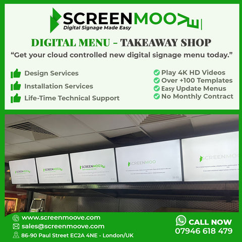 digital menu for restaurants