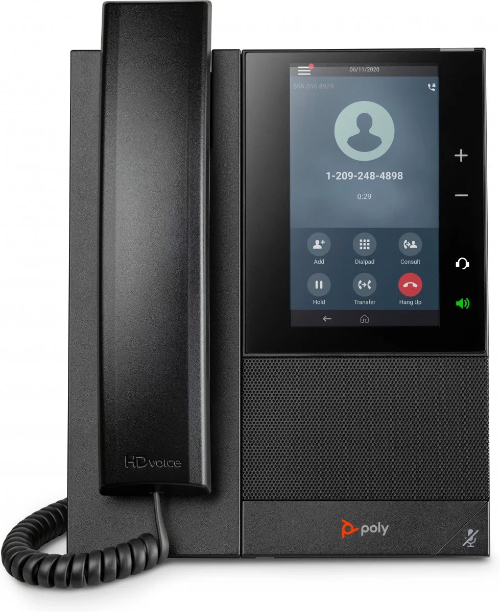HP Poly CCX 500 Business Media Phone with Open SIP and PoE-enabled | 82Z78AA