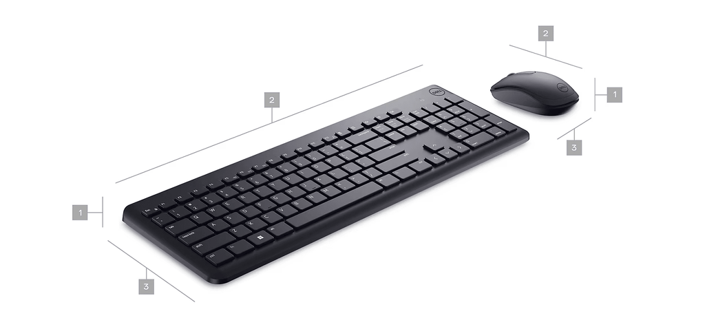 Dell KM3322W Keyboard & Mouse