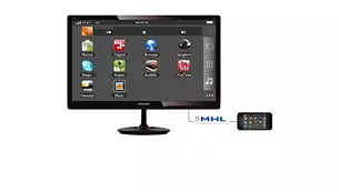 PHILIPS 275C5QHGSW/00 27" Full HD LCD Monitor with Ambiglow Plus Base