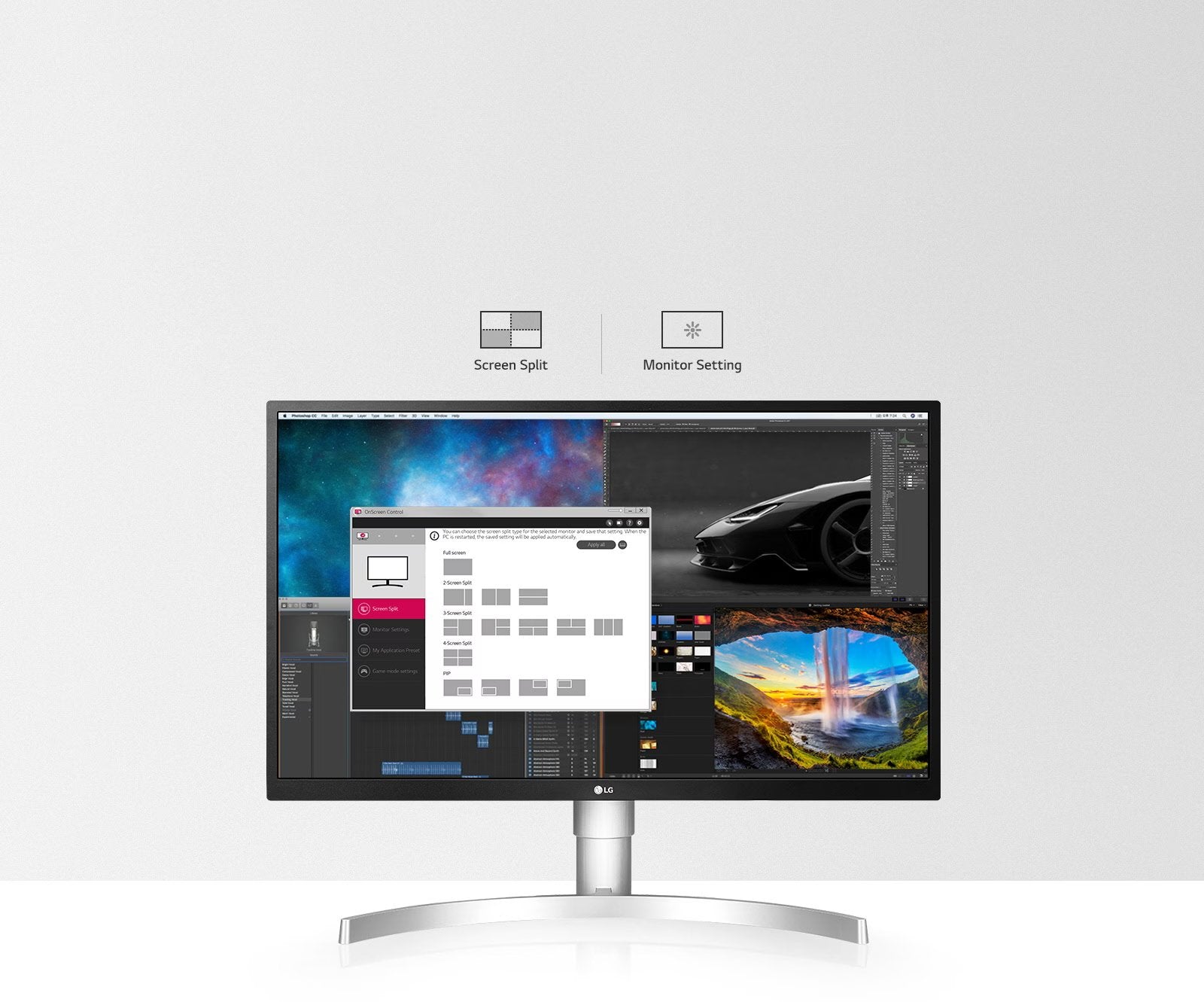 LG 27UL550P-W 27" 4K UHD Color Calibrated IPS Monitor