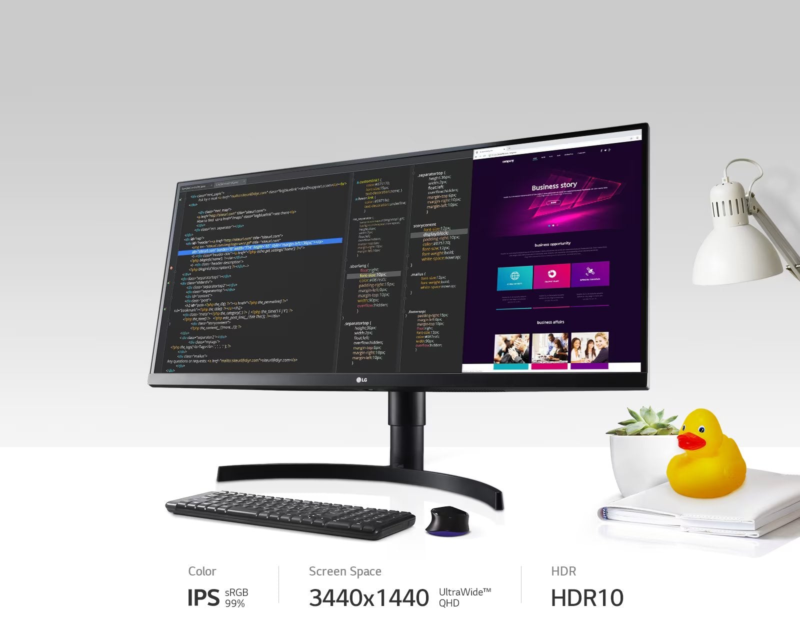 LG 34WN750P-B 34" UltraWide™ Quad HD IPS Monitor