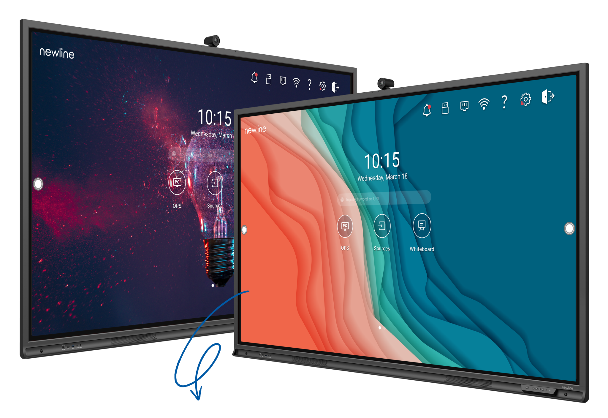 Newline Elara 65" TT-6522Q Interactive Touchscreen Display