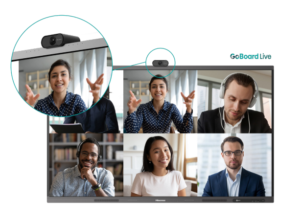 Hisense 86MR6DE 86” GoBoard Live Advanced Interactive Display with 4K Camera