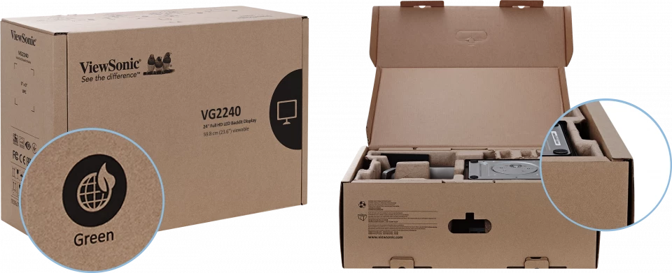 ViewSonic VG2240 22” Full HD 60Hz Ergonomic Business Monitor