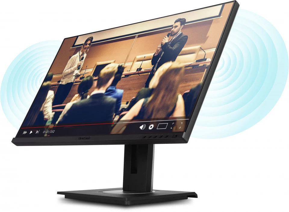 ViewSonic VG2448A-2 24" SuperClear® IPS Frameless Monitor with Advanced Ergonomics