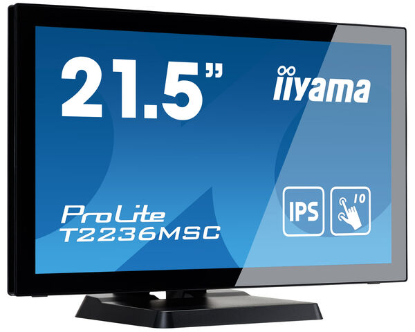 iiyama ProLite T2236MSC-B3 - 10pt PCAP 21.5" Touchscreen Monitor