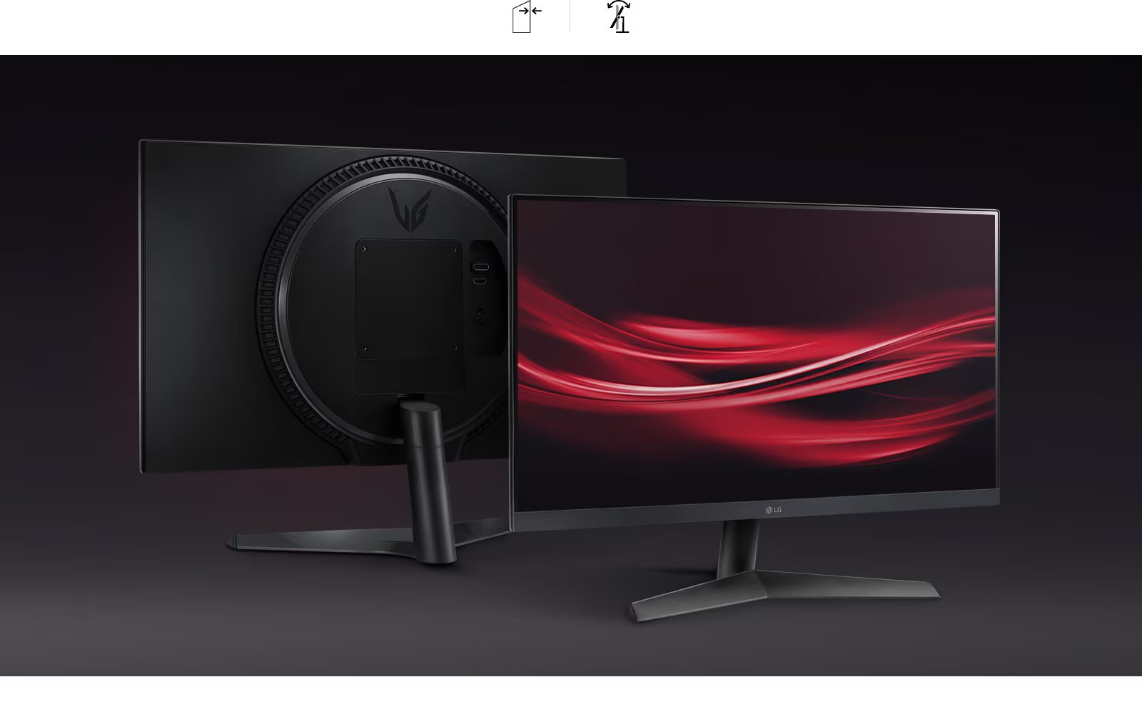 LG 24GN60R-B 23.8" UltraGear™ Full HD IPS Gaming Monitor