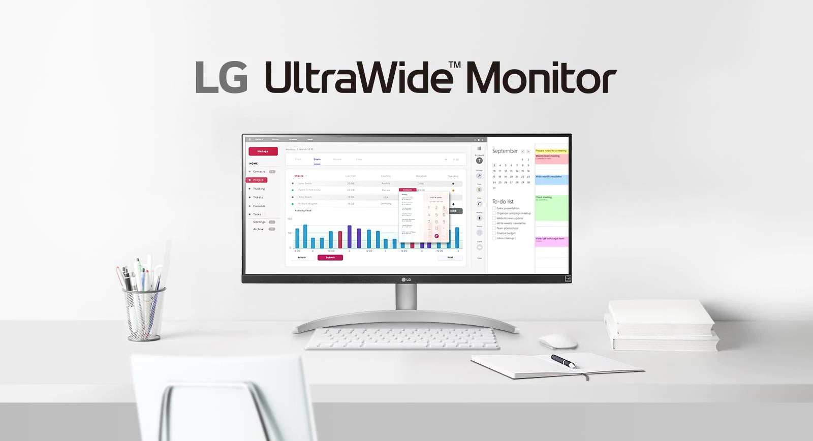 LG 29WQ600-W.AEK 29" 21:9 UltraWide™ Full HD IPS Monitor with AMD FreeSync™