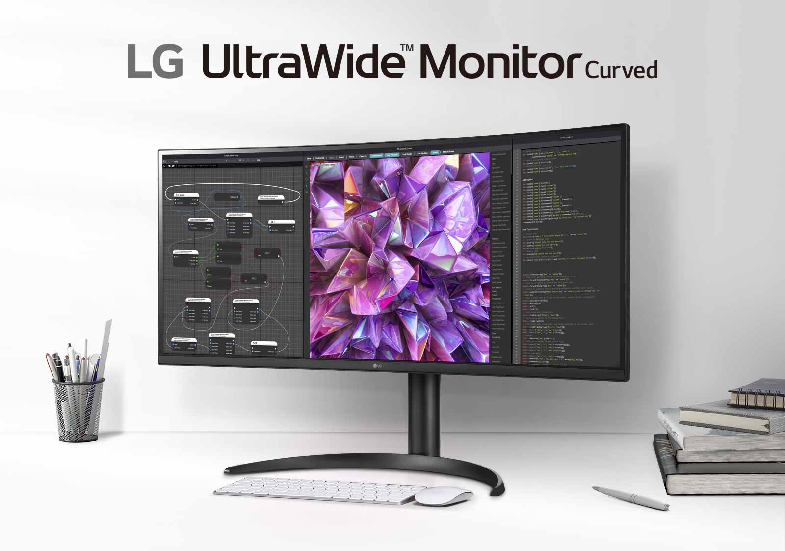 LG 34WQ75C-B.AEK 34" Curved UltraWide™ 60Hz Quad HD Monitor