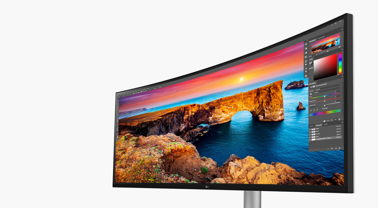 LG 49WQ95C-W.AEK 49'' 32:9 UltraWide™ Dual QHD 144Hz Nano IPS™ Curved Monitor