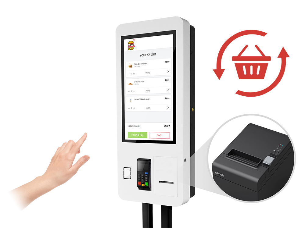 Self Service Ordering Kiosk for Takeaways