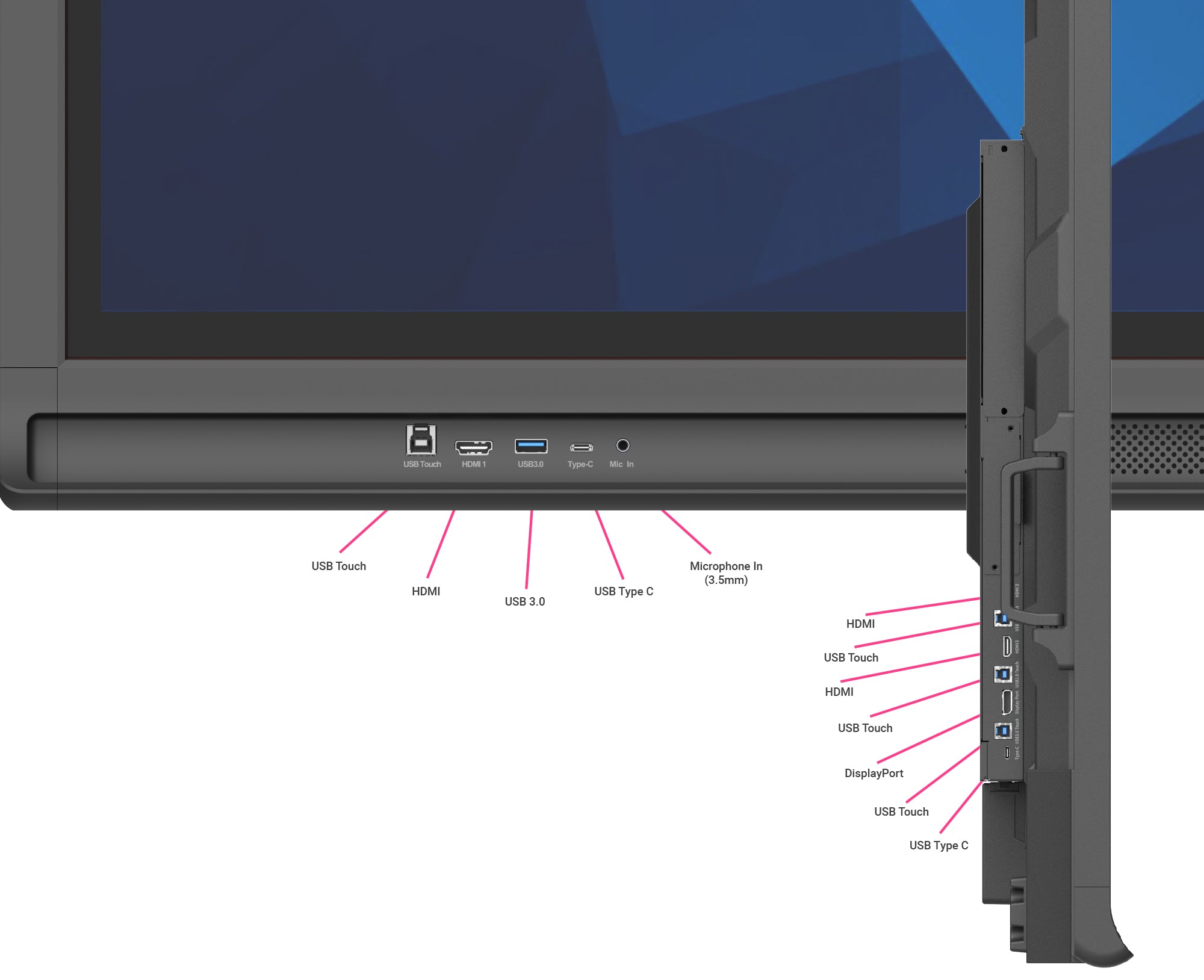 Newline Lyra TT-8621Q 86" Interactive Touch Screen Display