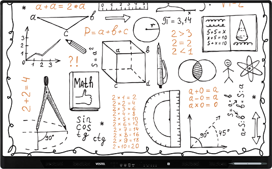 Vestel 65" IFX654-4P Android Interactive Flat Panel Whiteboard