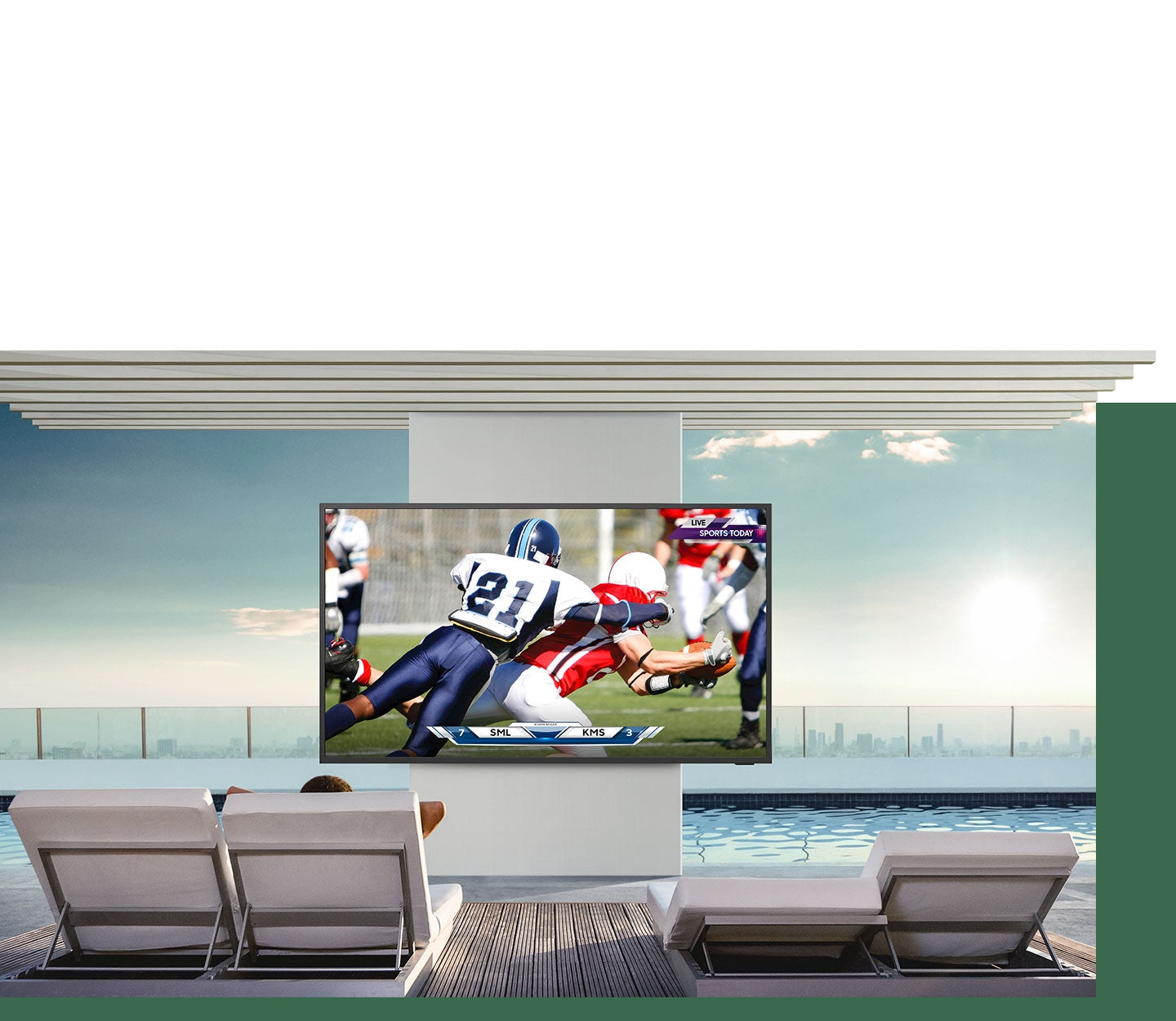 Samsung LST7T | QE65LST7TGUXXU 65" The Terrace QLED 4K HDR Smart Outdoor TV