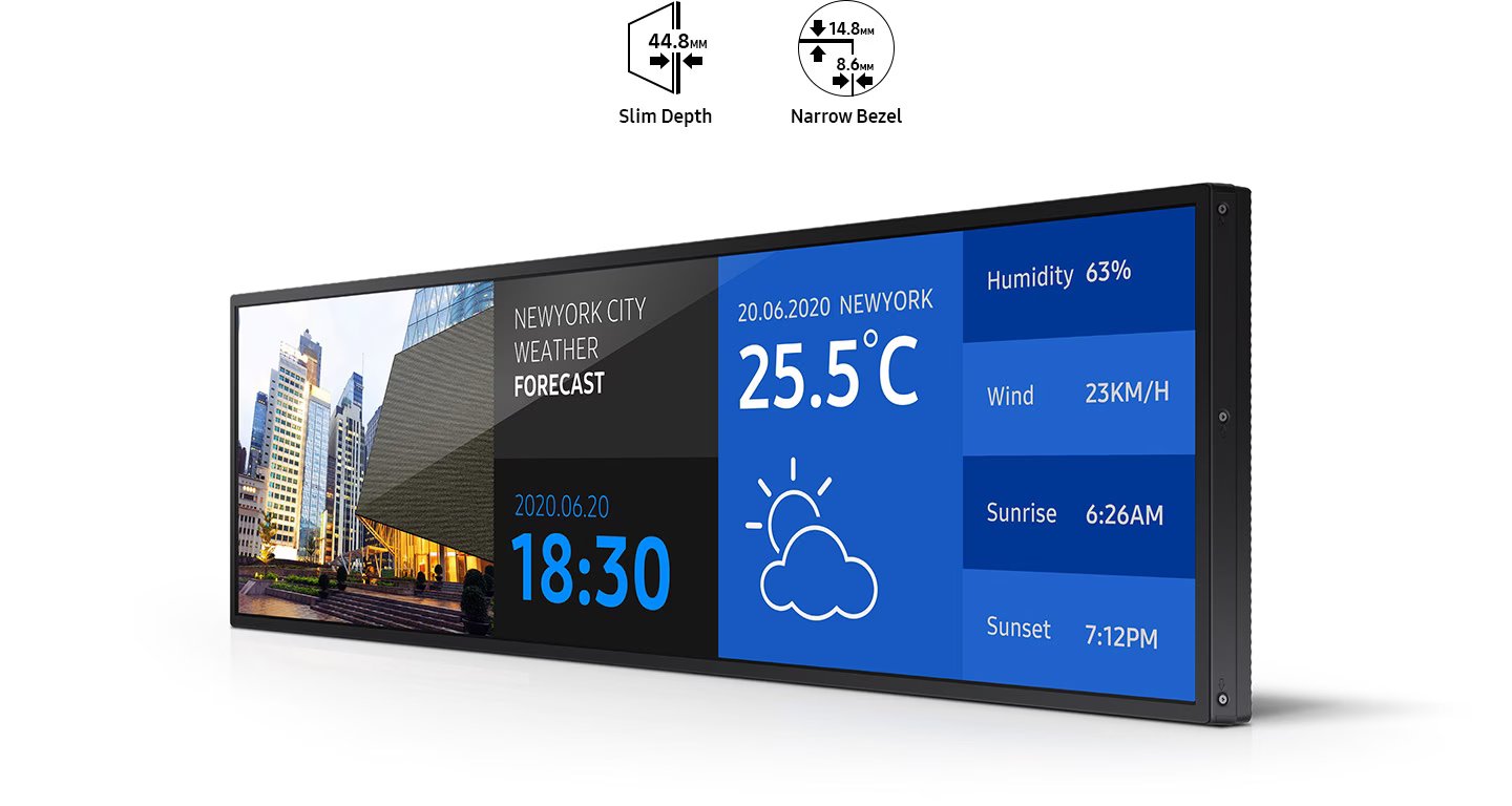 Samsung SH37R / LH37SHREBGBX/EN | 37" Smart Hi-Bright Stretched Display