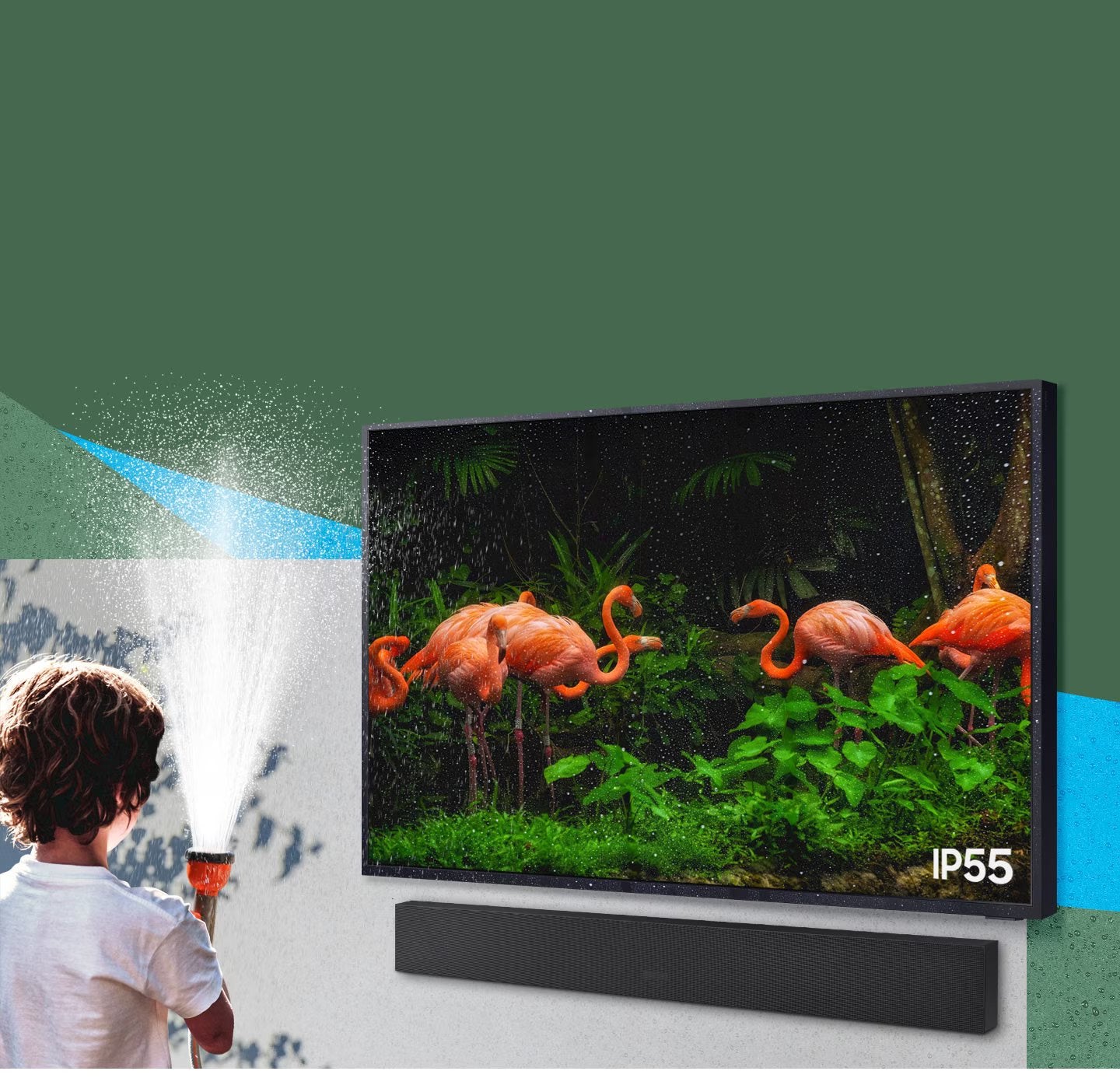 Samsung LST7T | QE55LST7TGUXXU 55" The Terrace QLED 4K HDR Smart Outdoor TV