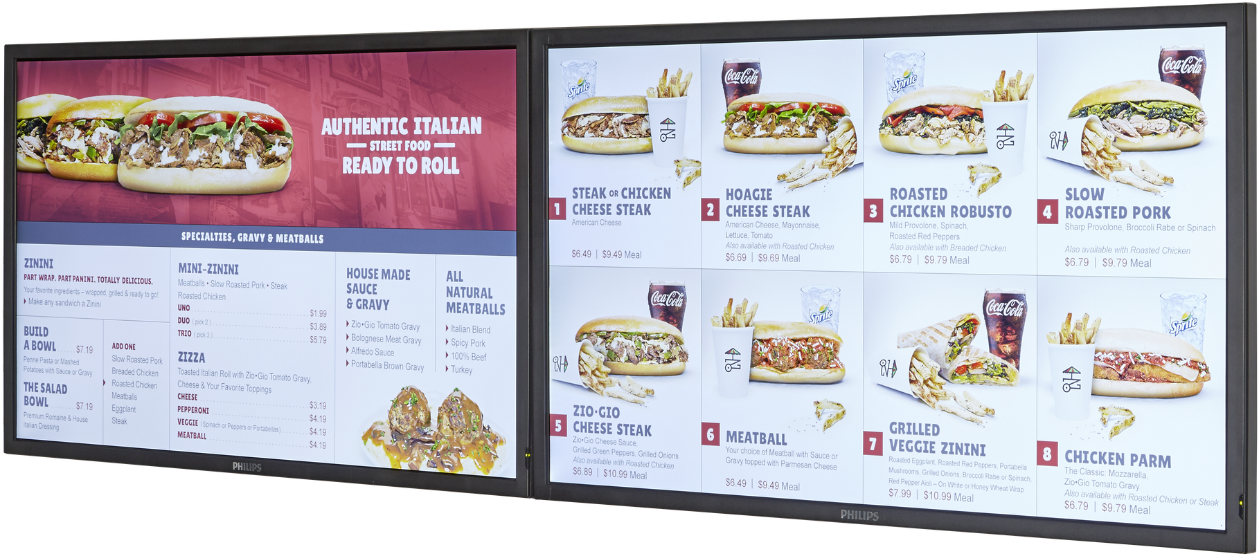 Digital Signage Menu Board for Restaurants — Screen Moove