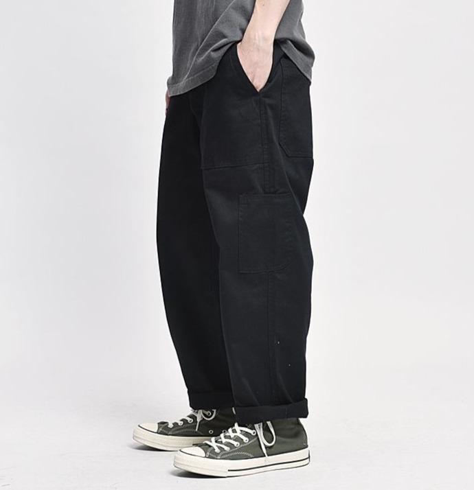 Loose Fit Straight Leg Cargo Pants | Streets of Seoul | Men's Korean Style  Fashion – thestreetsofseoul