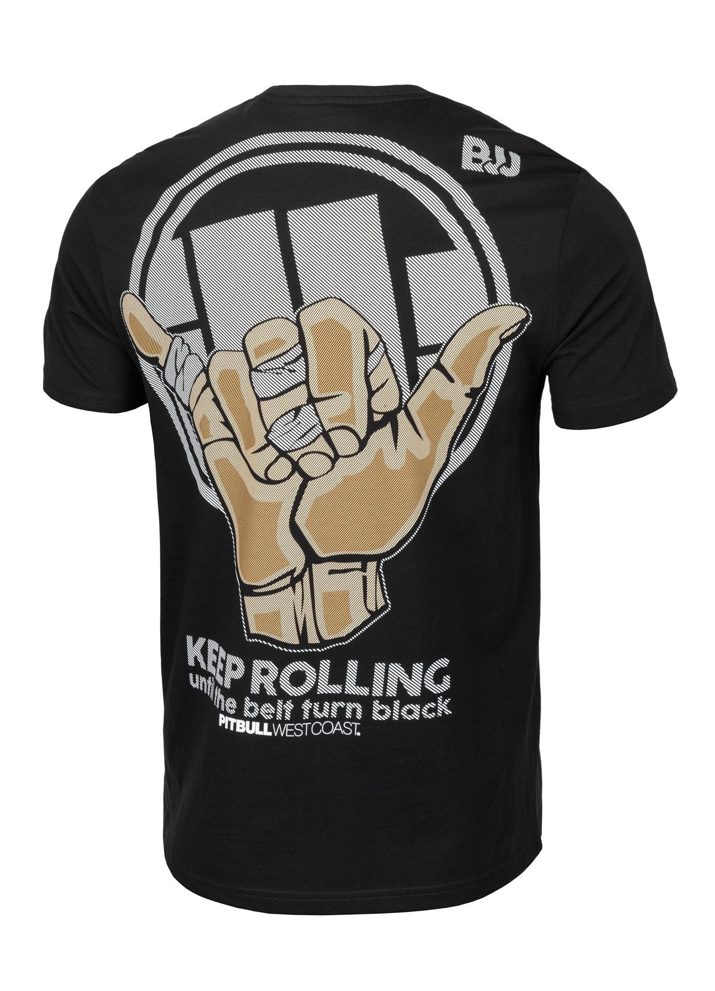 KEEP ROLLING Black T-shirt - Pitbull Clothing product image