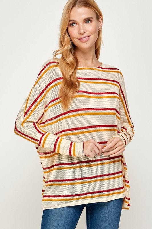 GREED BB Rencil Stripe Dolman Sleeve トップス Tシャツ/カットソー