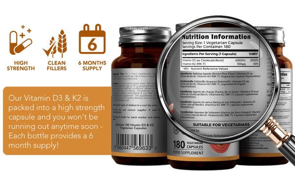 Vitamin D3 and Vitamin K2