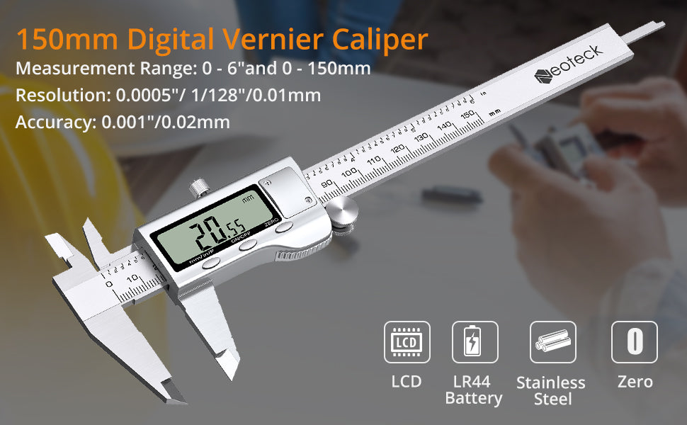 Neoteck 150mm Digital Vernier Caliper