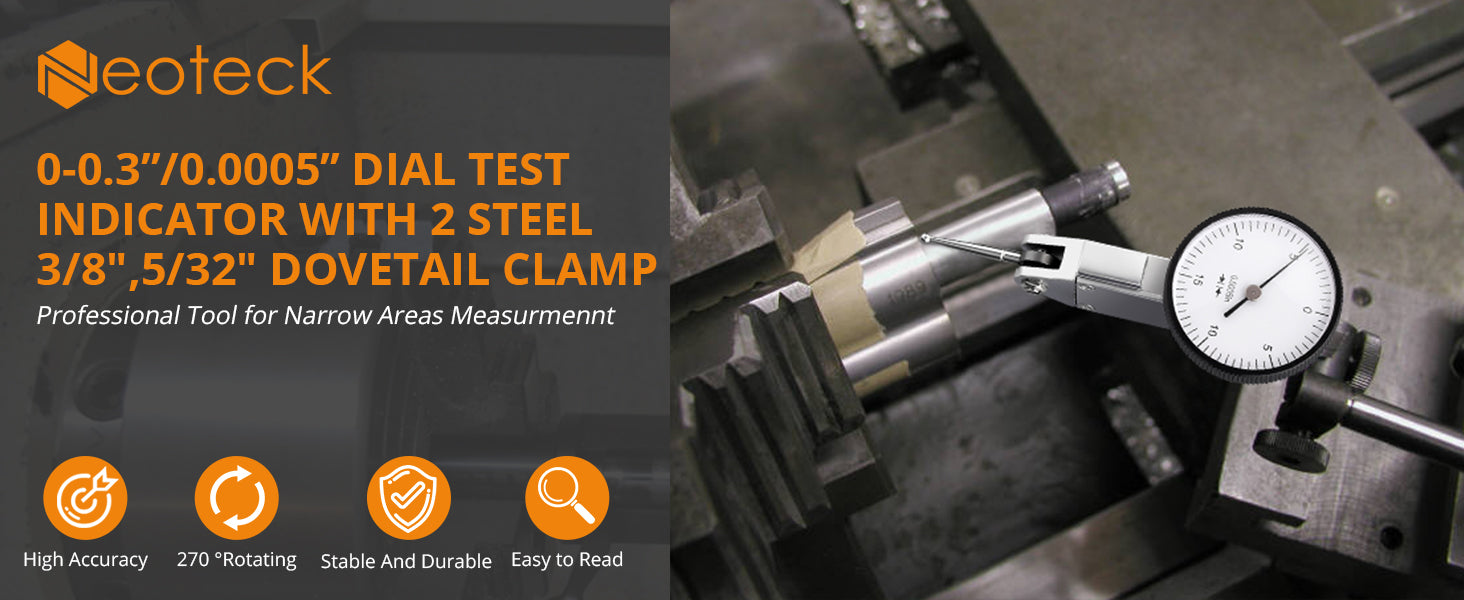 Neoteck Dial Test Indicator with Storage Case